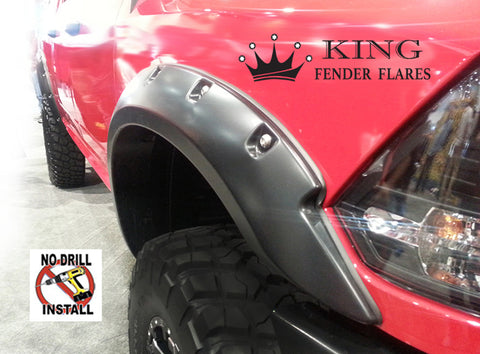 2010-2019 DODGE RAM 2500/3500: Truck-Lined Pocket Style FENDER FLARES