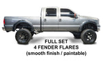 1999-2007 FORD F-250 SUPERDUTY: Truck-Lined Pocket Style FENDER FLARES