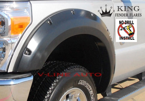 2008-2010 FORD F-250 SUPERDUTY: Truck-Lined Pocket Style FENDER FLARES